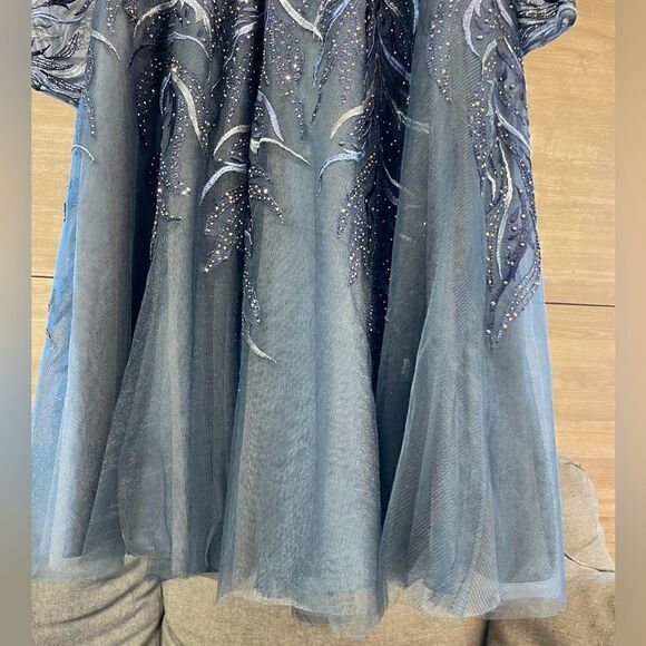 Mac Duggal 11136 Long Sleeve  Dress AUTHENTIC - Picture 6 of 14